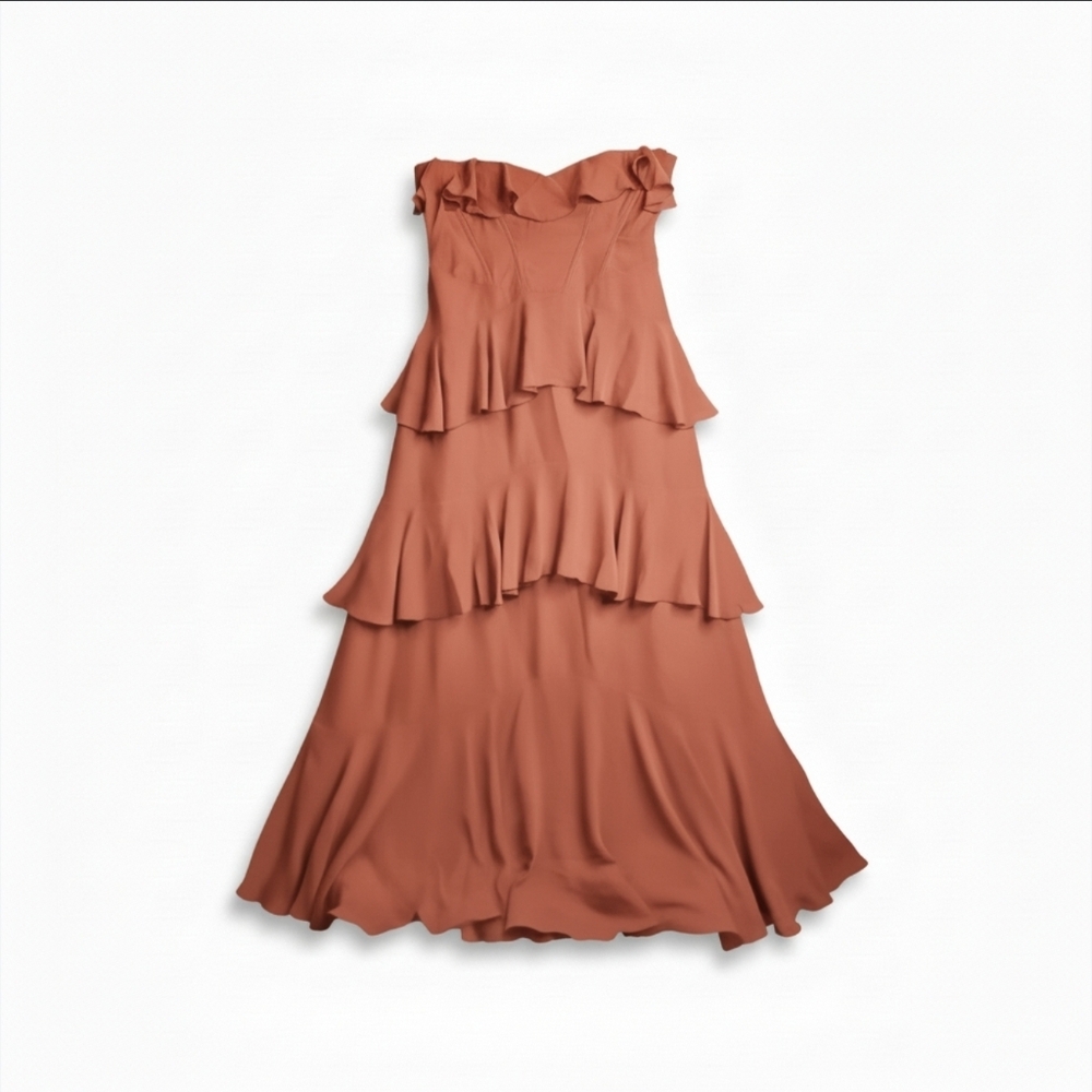 Barbie x Azazie Ruffled Formal Dress | Whimsical Dreamhouse Glamour